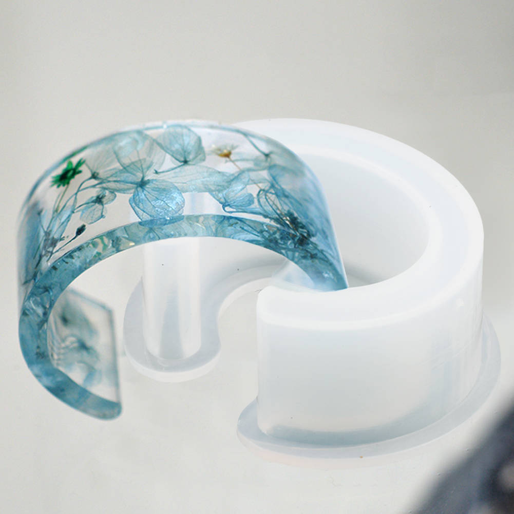 Open Cuff Silicone Mold Jewelry Making Bracelet Bangle Mould Resin