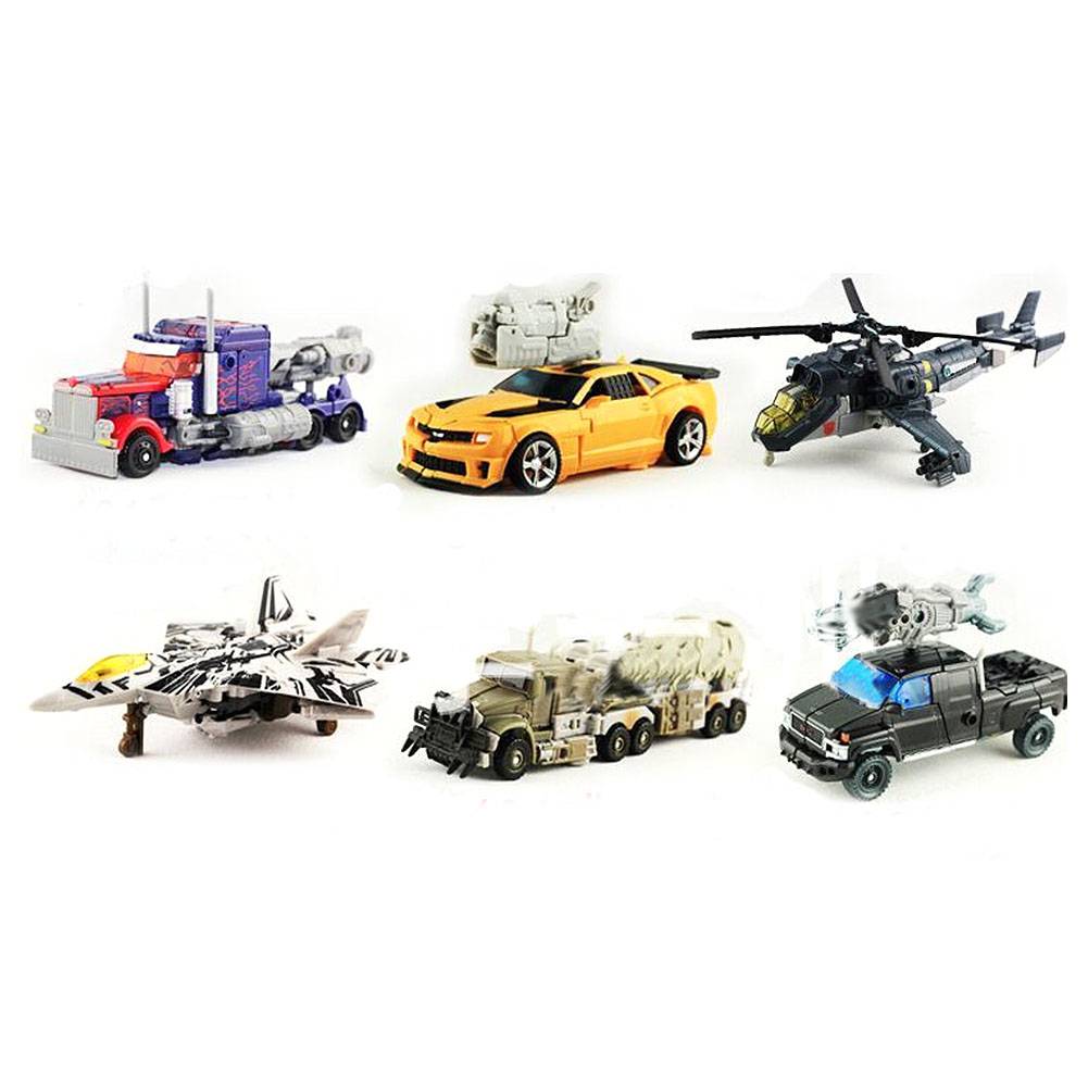 Transformers Auto Fahrzeug Roboter Bumblebee Optimus Prime Sky Hammer Megatron Spielzeug Action Spielfiguren