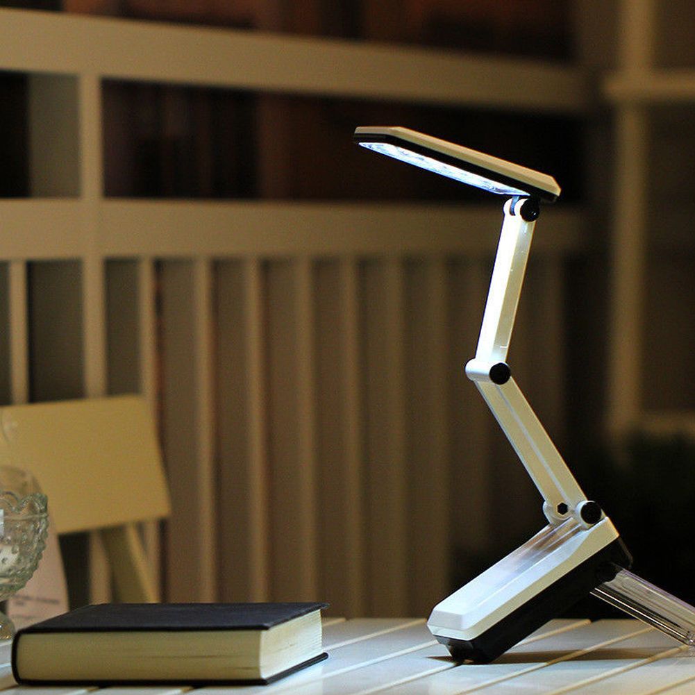 Foldable Rechargable 22 LED Reading Desk Table Lamp Light Touch Control