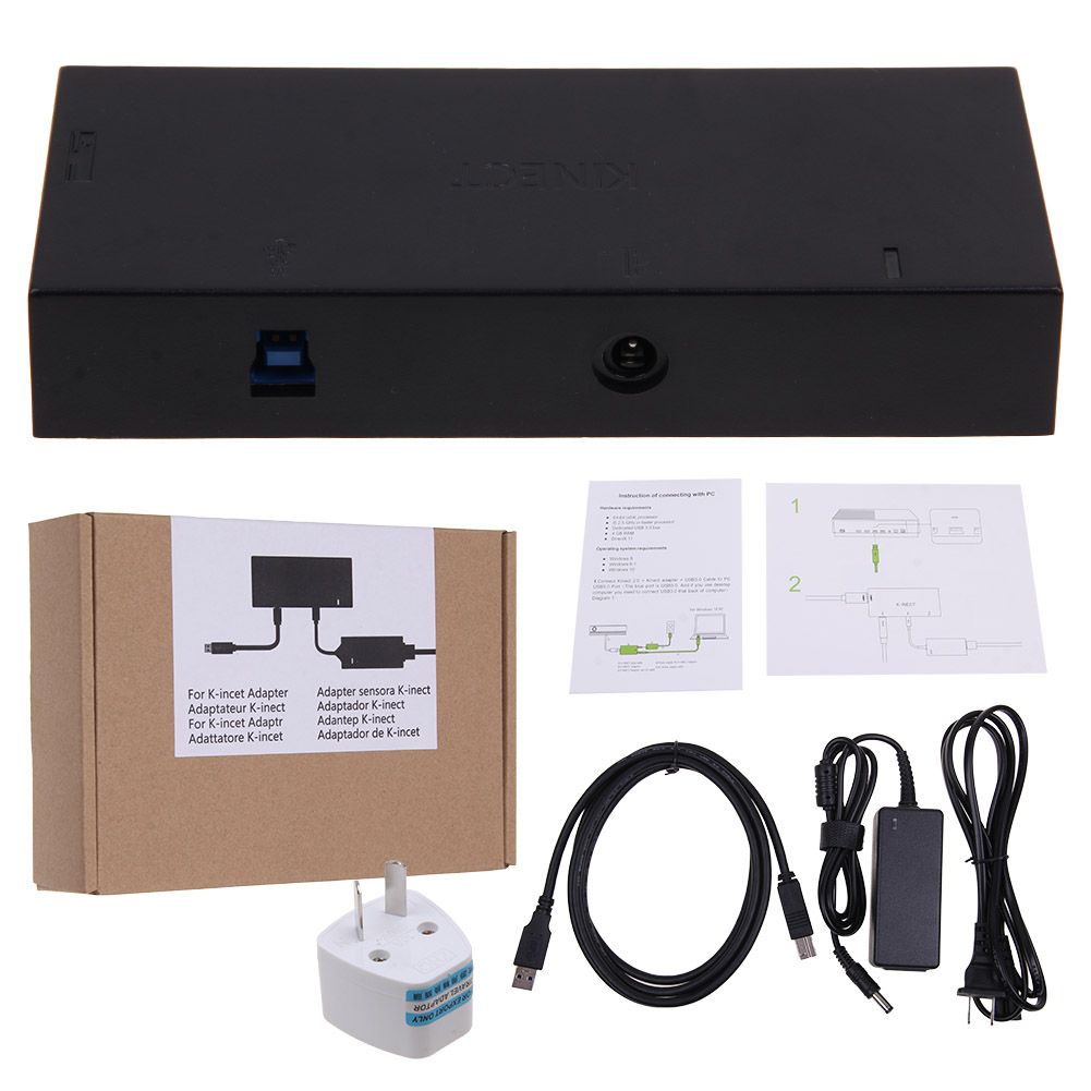 Kinect 2.0 Sensor Adapter for Xbox One S& Xbox One X & Windows 8/10 PC