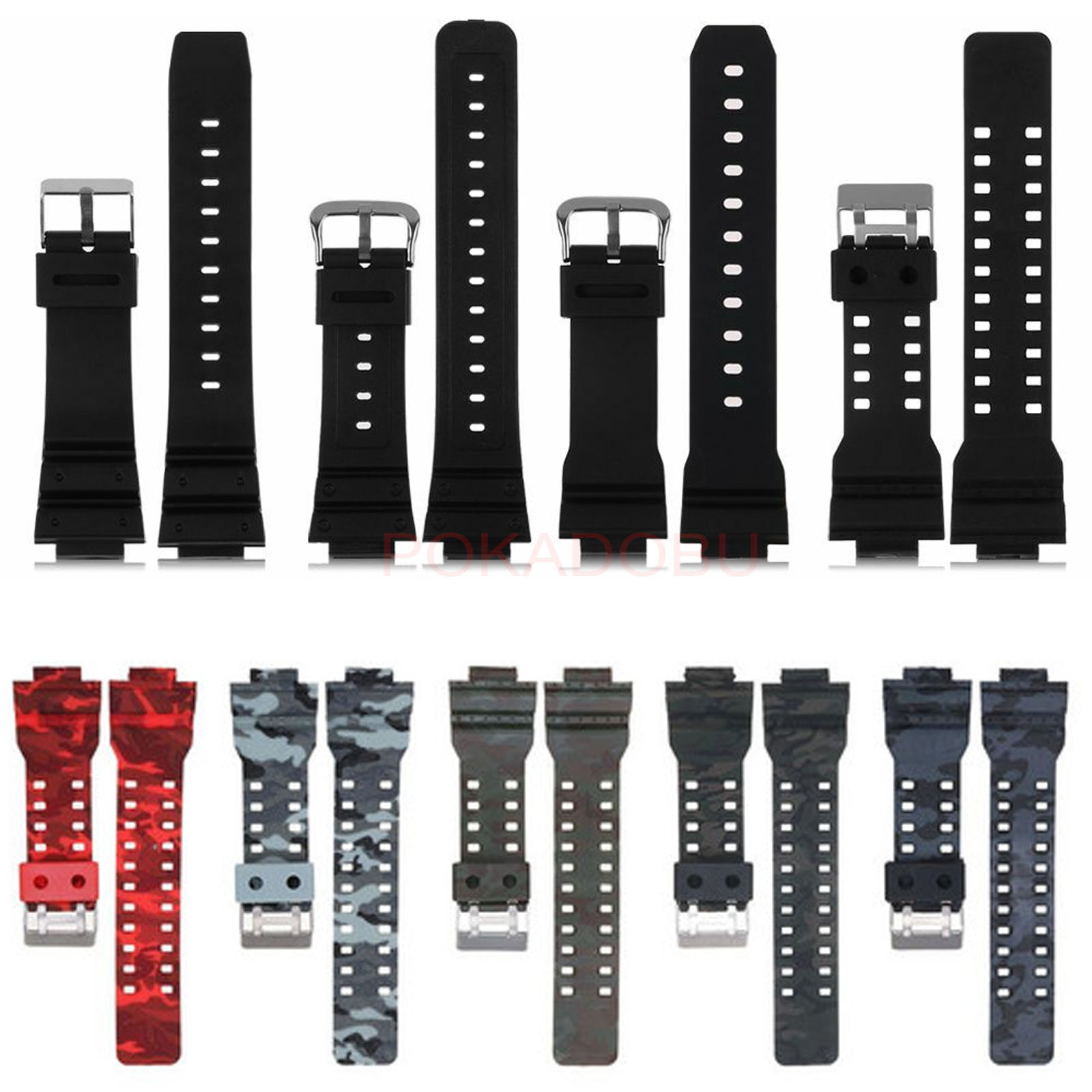 casio g shock metal watch bands