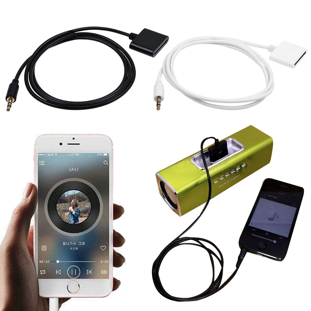 3.5mm Audio iPod iPhone Dock Adapter AUX Cable BRAND NEW