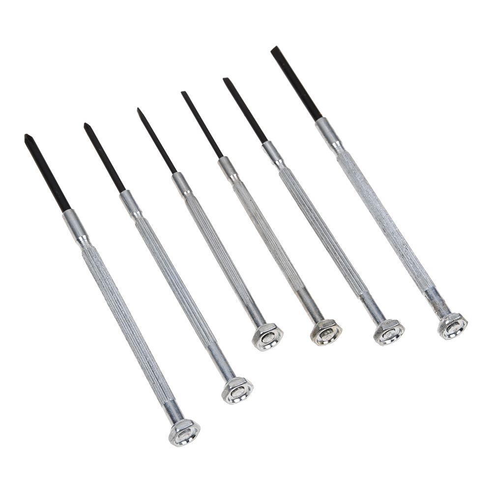 6pcs Precision Jewelers Watch Screwdrivers Set Kit Flat Head Tool eBay
