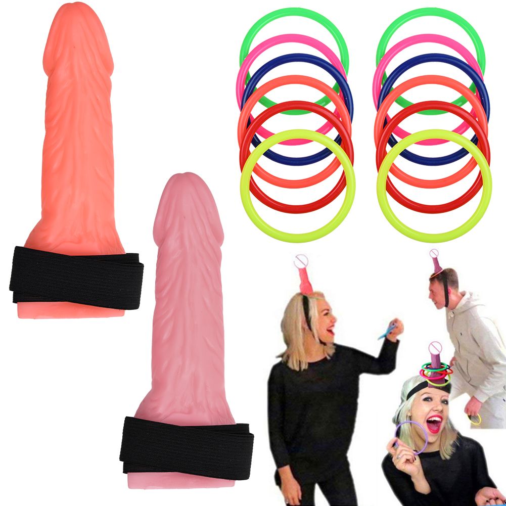 Dick Hedz Head Fun Ring Toss Willy Hoopla Games Hen Night Stag Party Bride To Be