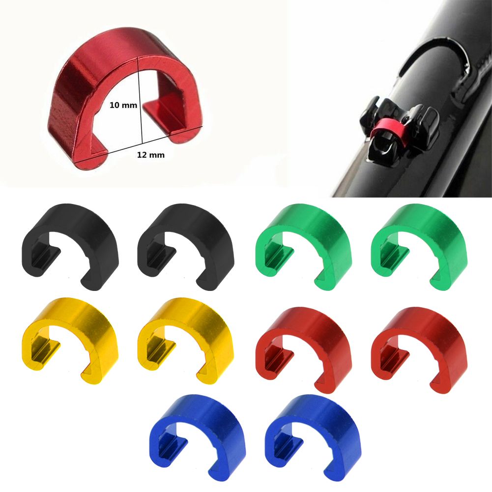 5 x Bike Bicycle C-Clips Brake Gear Cable Guide Housing Hose Buckle