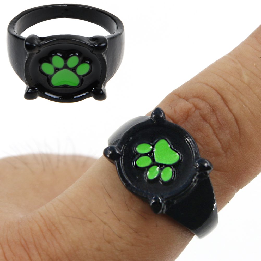 Cat Noir Ring Miraculous Ladybug Black Alloy Ring Anime Cosplay for