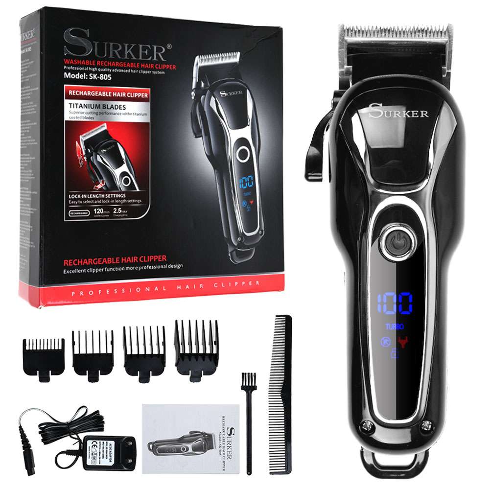 surker mens hair clippers cordless