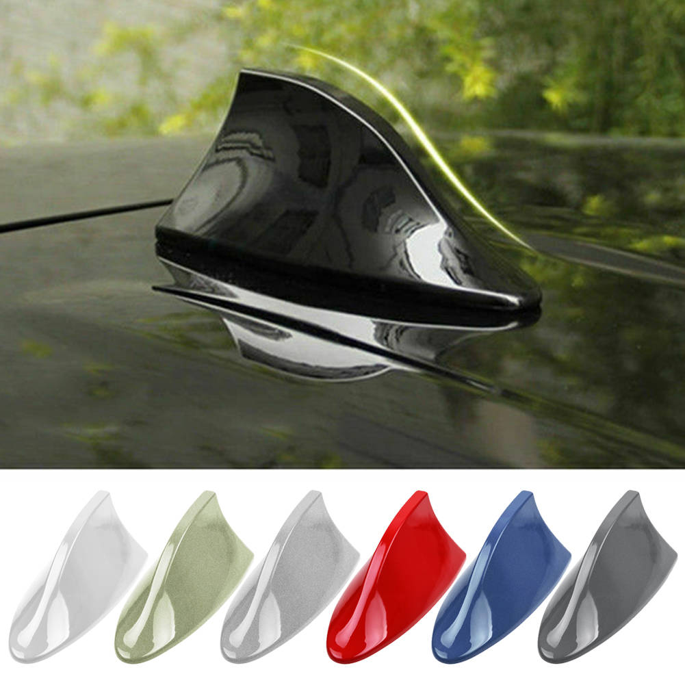 Universal Auto Car Roof Radio AM//FM Signal Amplified Shark Fin Aerial Antenna