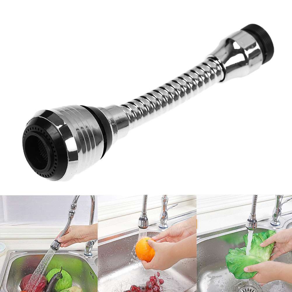 Home Garden Flexible Faucet Sprayer Extender Bendable Kitchen