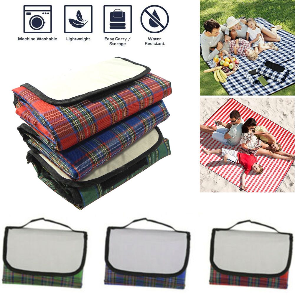 Extra Large Waterproof Picnic Blanket Rug Travel Outdoor Beach Pad Camping Mat EBay