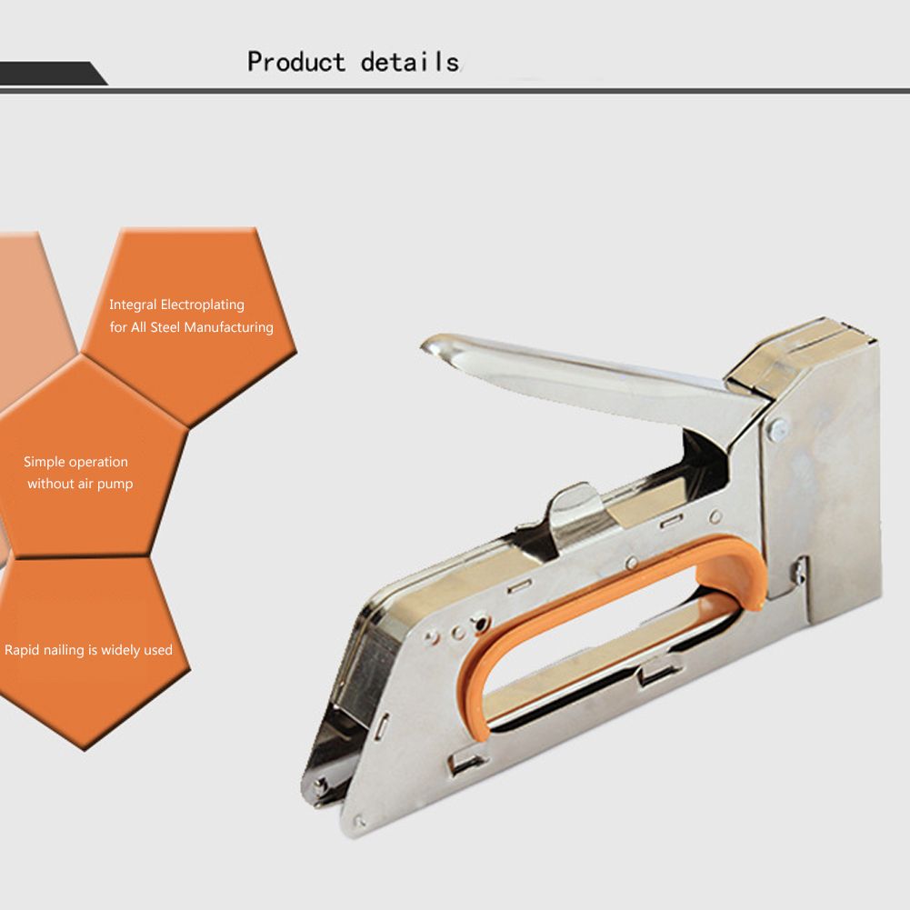 1008f Manual Nail Stapler U Nail Staple Gun For Wood Furniture