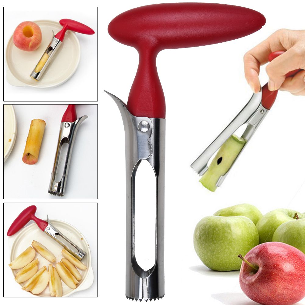 Cookware Dining Bar Stainless Steel Remover Corer Fruit Core Apple Seed Kitchen Tool Twist Handheld Kitchen Tools Gadgets