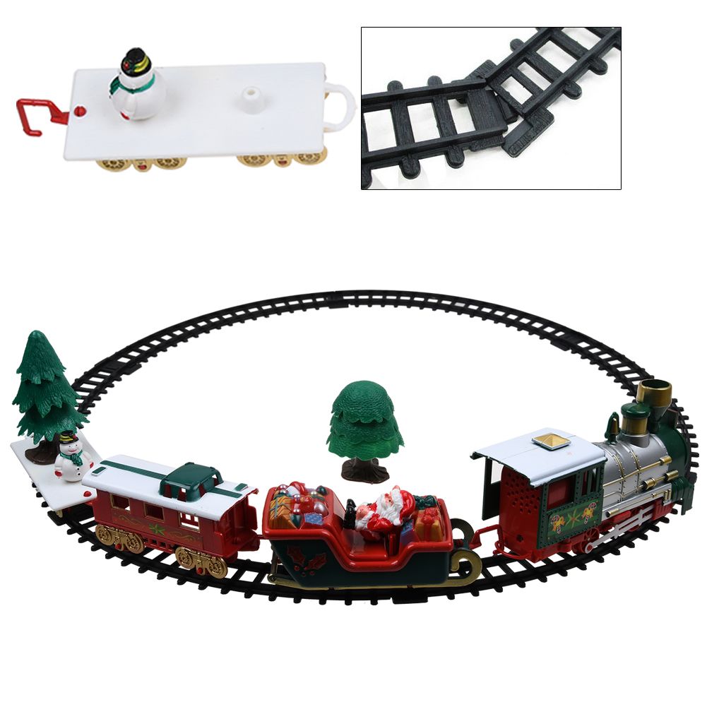 small electric christmas train set