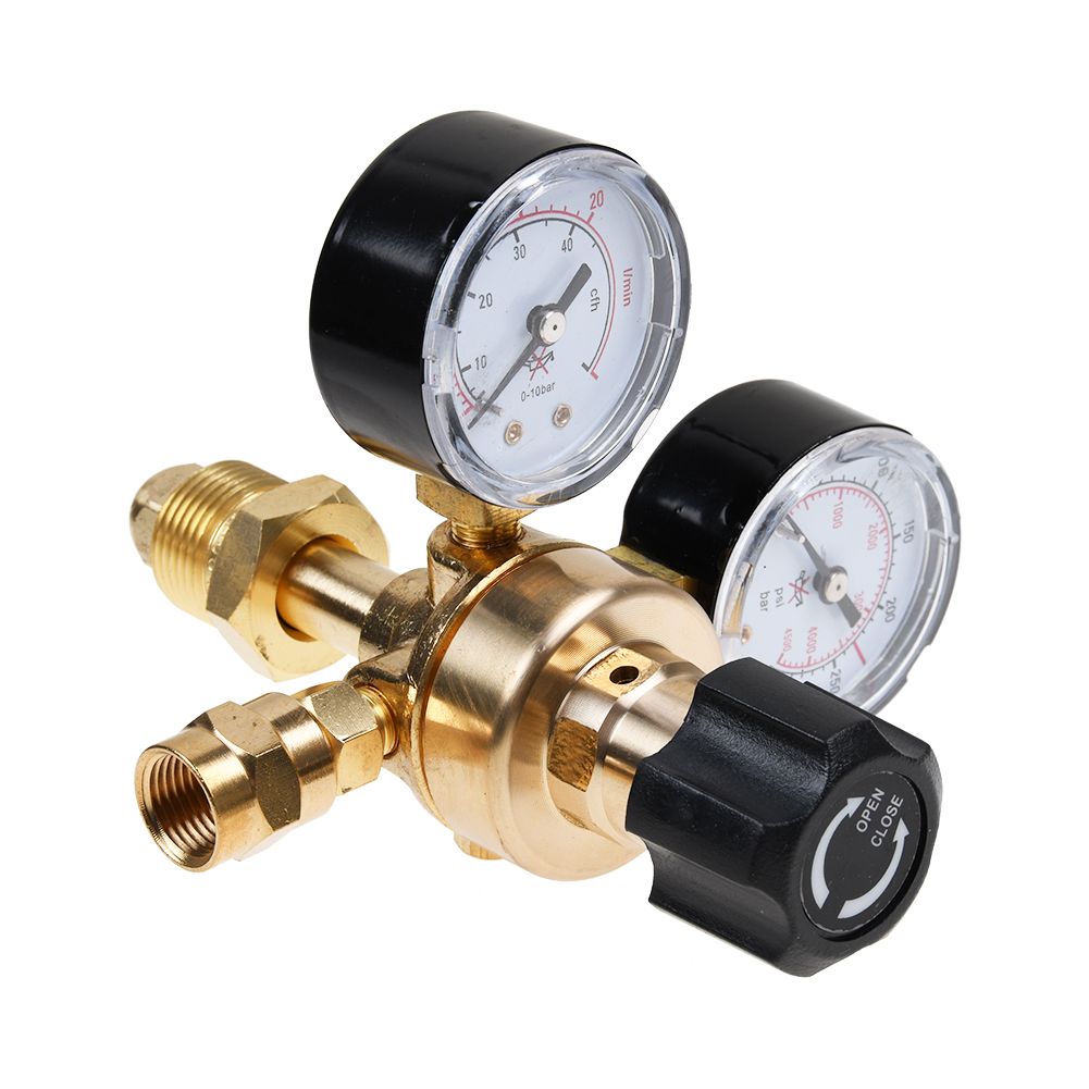 Argon or Argon/CO2 Mix Regulator Mig Tig Welding Gauge CGA 580 Back