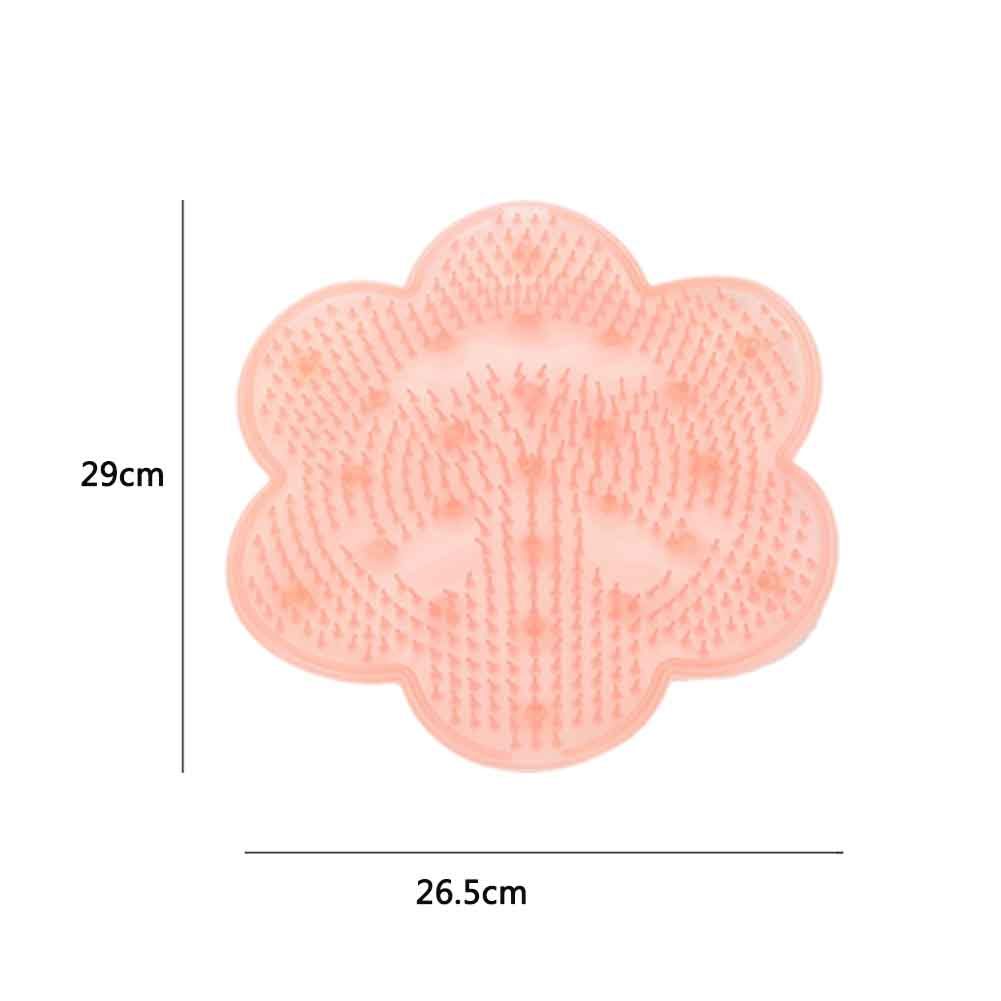 Lazy Bath Massage Pad 1PCs Silicone Suction Cup Bathroom Shower Mat Non-slip Bat