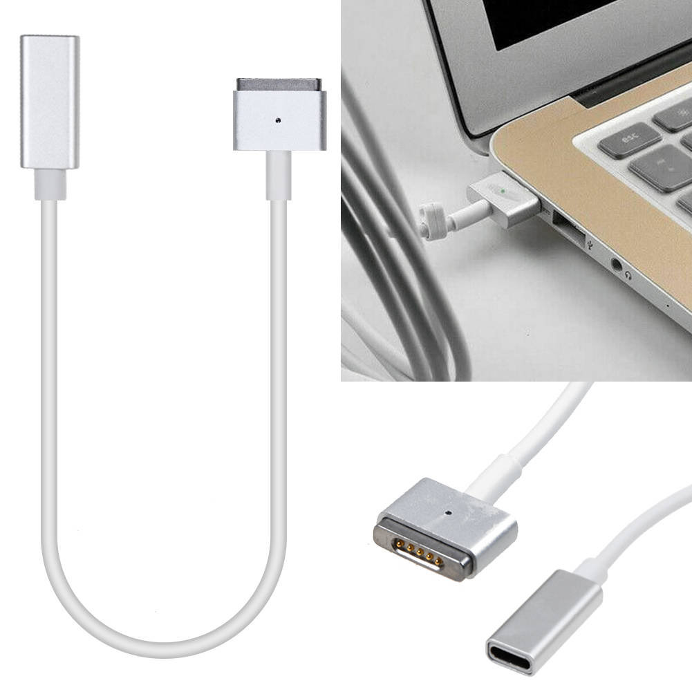 USB Type C Female to Magsafe 2 T-Tip Converter Adapter Cable for MacBook Air Pro | eBay