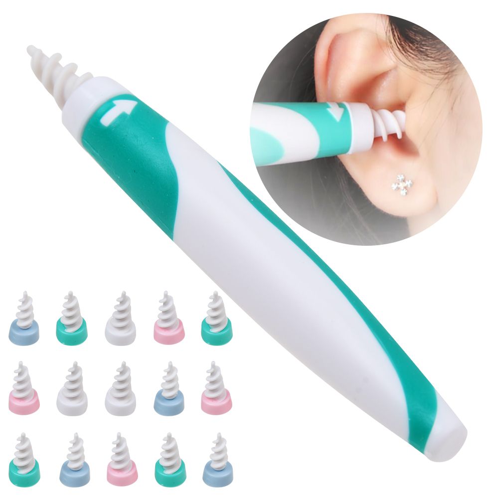 Ear Wax Cleaner Remover Earwax Removal Tool Spiral Soft Q Ear Wax Cleaner Remover Earwax Removal Tool Spiral Soft Q