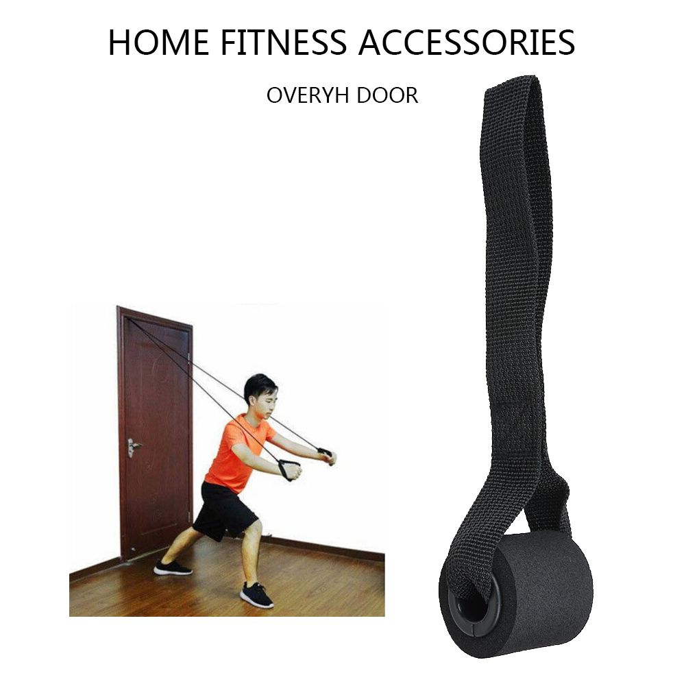 Exercise Yoga New Over Door Anchor Elastic Band Home Fitness Resistance ...