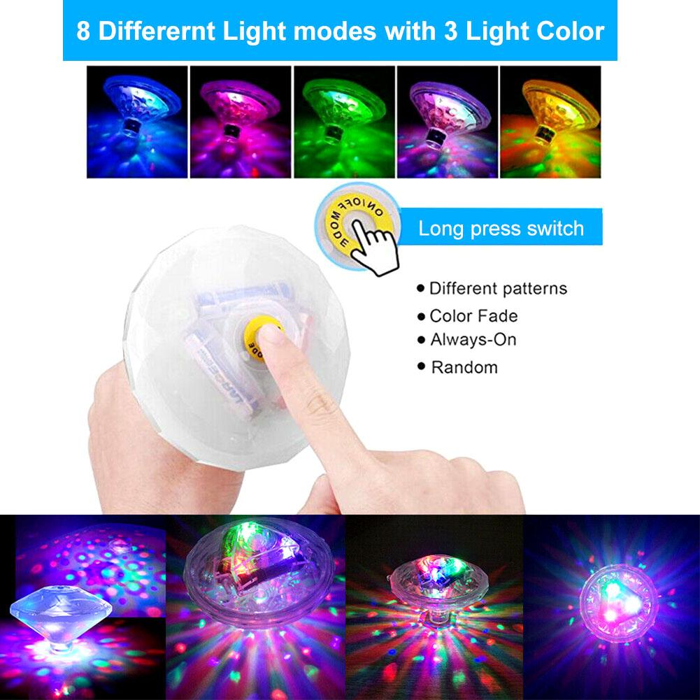 LED Disco Lights Underwater Pool Glow Show Swimming Hot Tub Spa ...