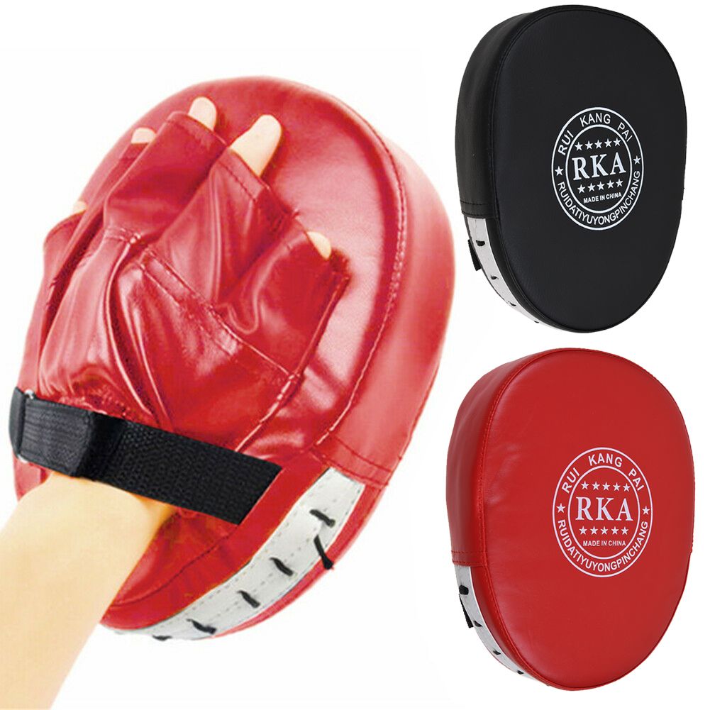 Training Boxing Mitts Target Focus Punch Pad Glove Karate Muay Protect 2PCS