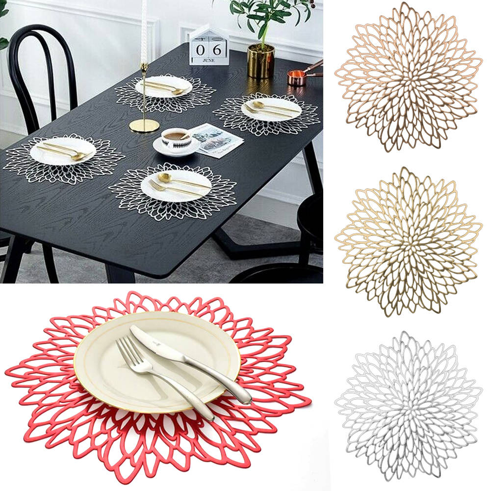 Dining Kitchen Hotel Round Table Mat Insulation Pad Home Wedding Decor Placemat