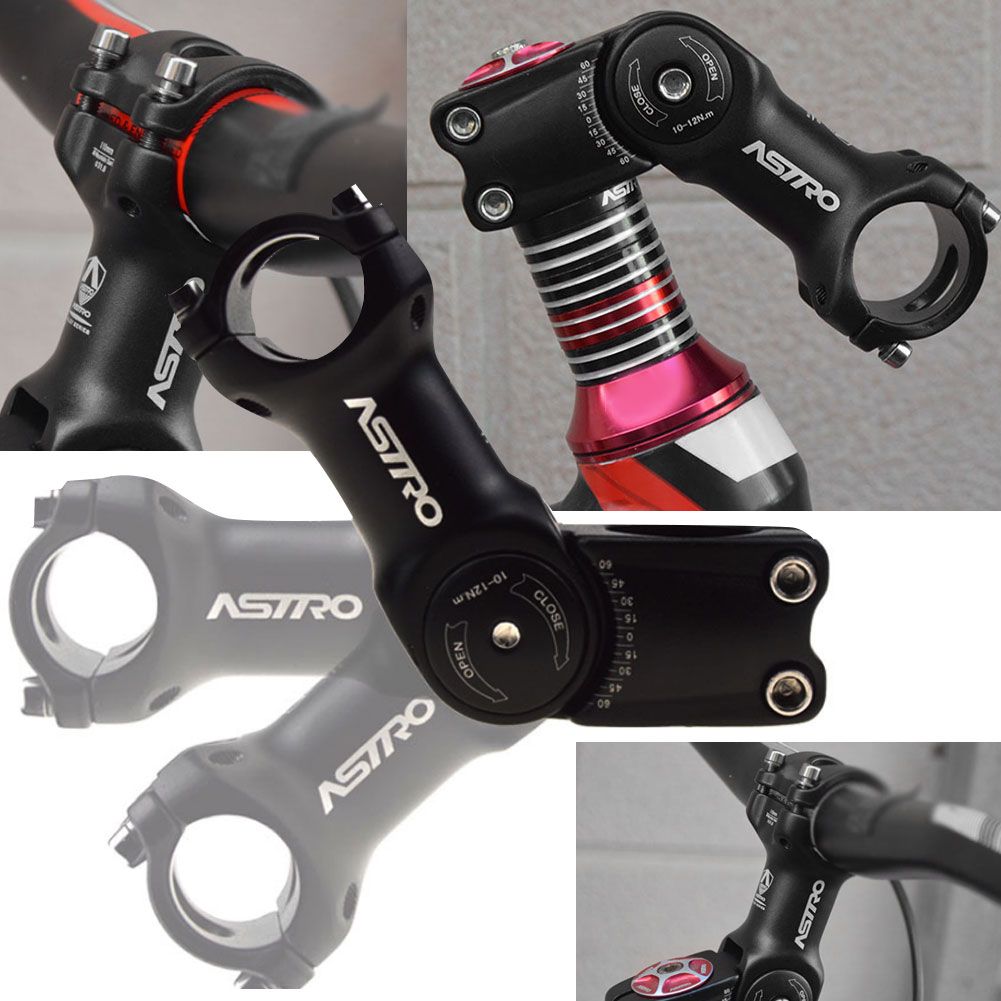 25.4//31.8mm*110MM Mountain Road Bike Stem Riser Adjustable MTB Bicycle Handlebar