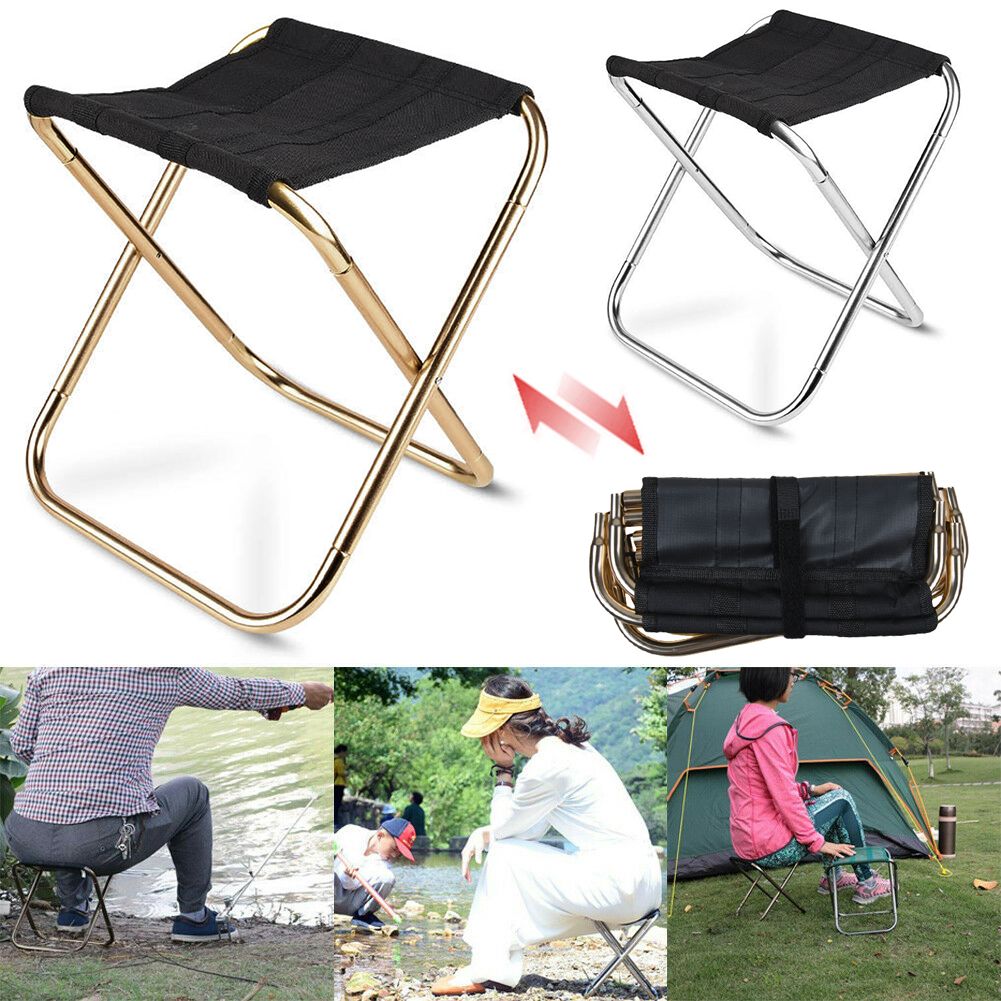 Falthocker Campinghocker Alu Klapphocker Falthocker 1 × Ultralight Aluminium Hocker Compact Klapphocker