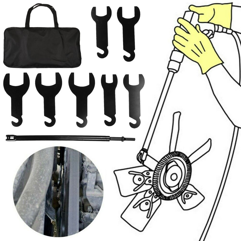 43300 Pneumatic Fan Clutch Wrench Set Removal Tool for Ford/GM/Chrysler