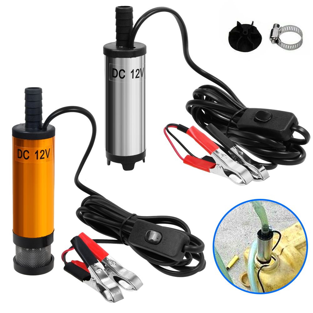 12V Edelstahl Tauchpumpe 38 Mm Diesel Öl Wasserpumpe Bootpumpe Transfer Auto KFZ