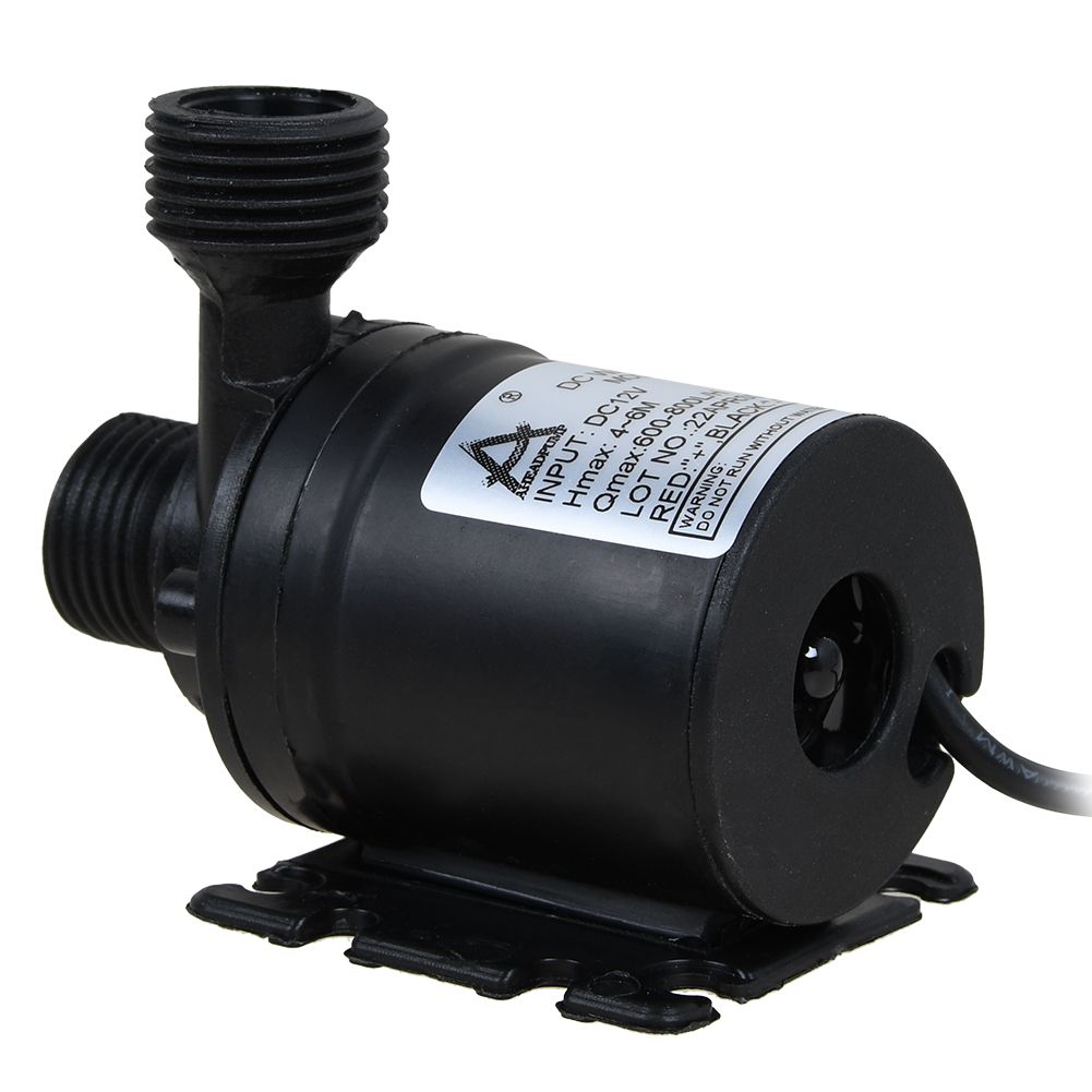 12V 72W Selbstansaugende Pumpe Hochdruck-Autowaschanlage Intelligente  Membran Wasserpumpe direkt heraus, Typ: Doppelgewinde (doppelter flacher  Mund 18 mm)