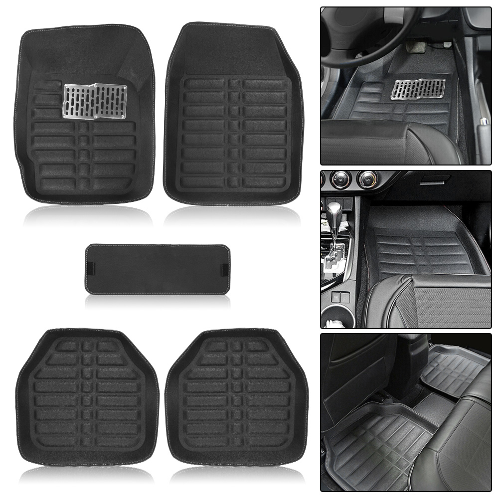 Universal car floor mat set, 4pcs. Colour: black
