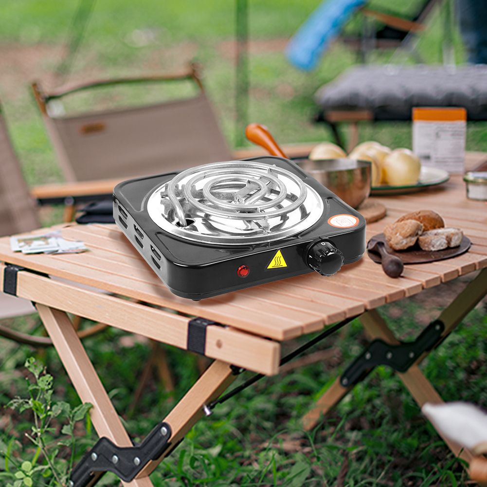 Electric Stove Single Double Burner Portable Travel Compact Small