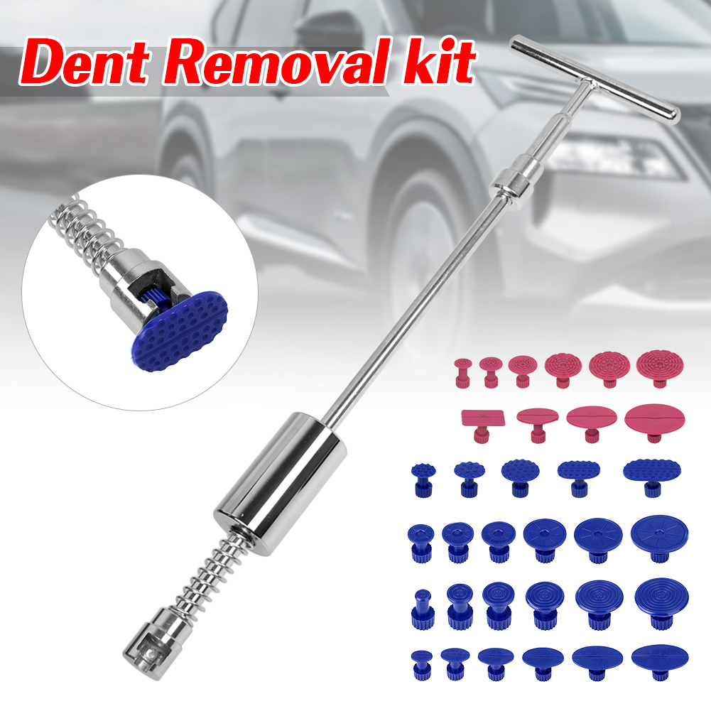 Super PDR Car Dent Puller Kit, 169PCS Paintless Dent Removal Kit, Hail Dent Repair Kit Can Removal 99% Of Car Dents In 30 Minutes For Repairing Big