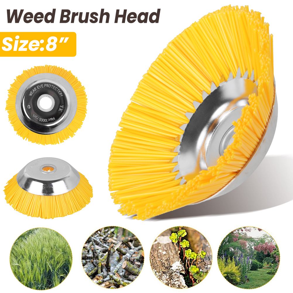 Unkrautbürste Nylon Für Stihl Motorsense 25,4x200mm Mähkopf Bohrung Prof Unkrautbürste 200mm Bürstenkopf 25.4mm