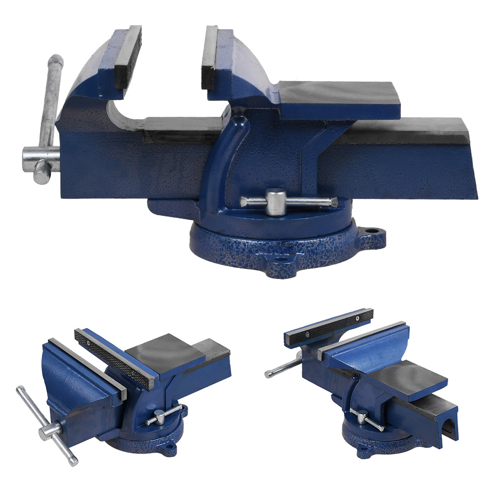 thumbnail image 2 of VEVOR Bench Vise, 8" Jaw Width, 8" Max Jaw Opening Multipurpose Vise With 360 Swivel Locking Base 3 7 Throat Depth Black 2 of 12