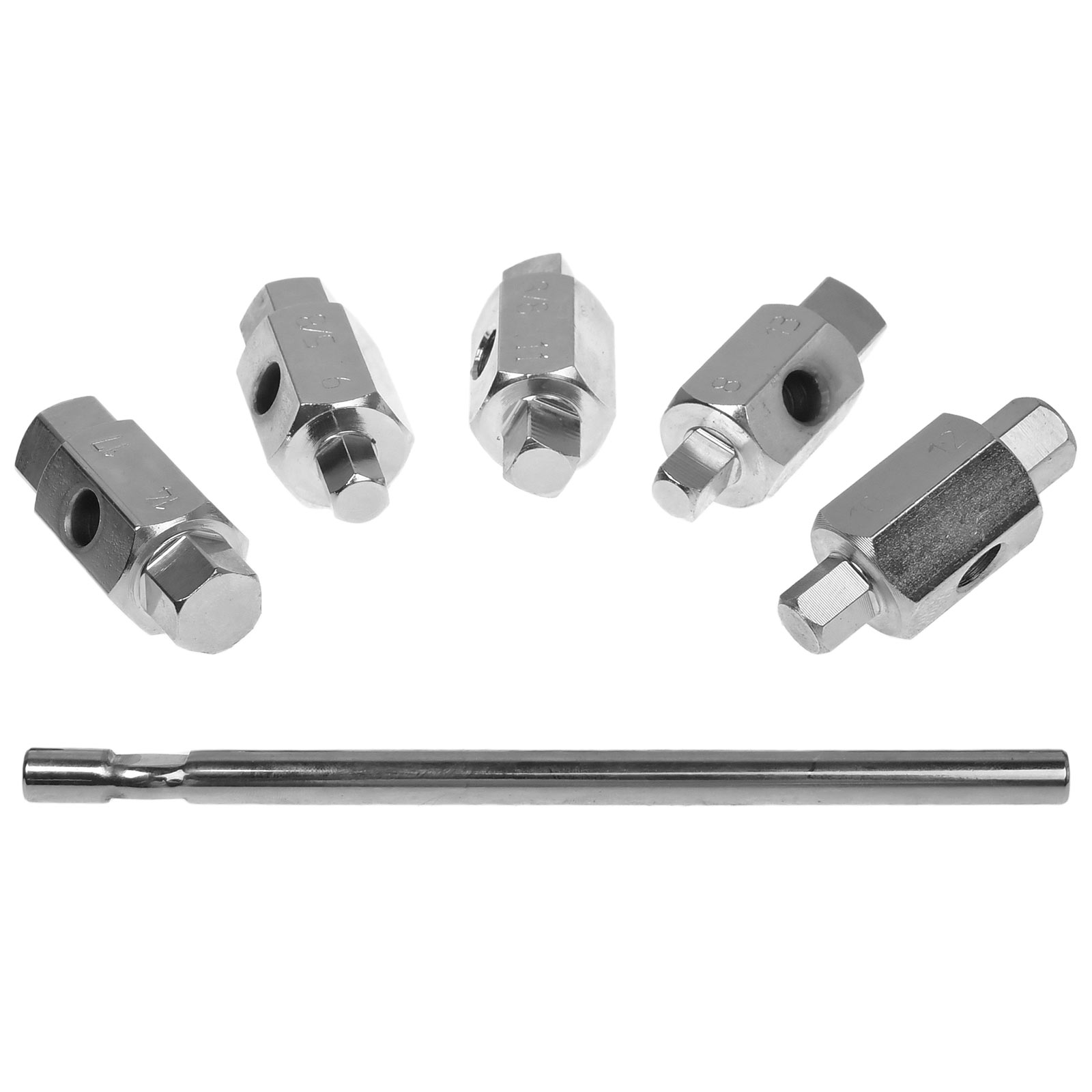 CONDOR Öldienst-Schlüsselsatz 6-teilig - Für Ölwechsel, 3/8 Antrieb