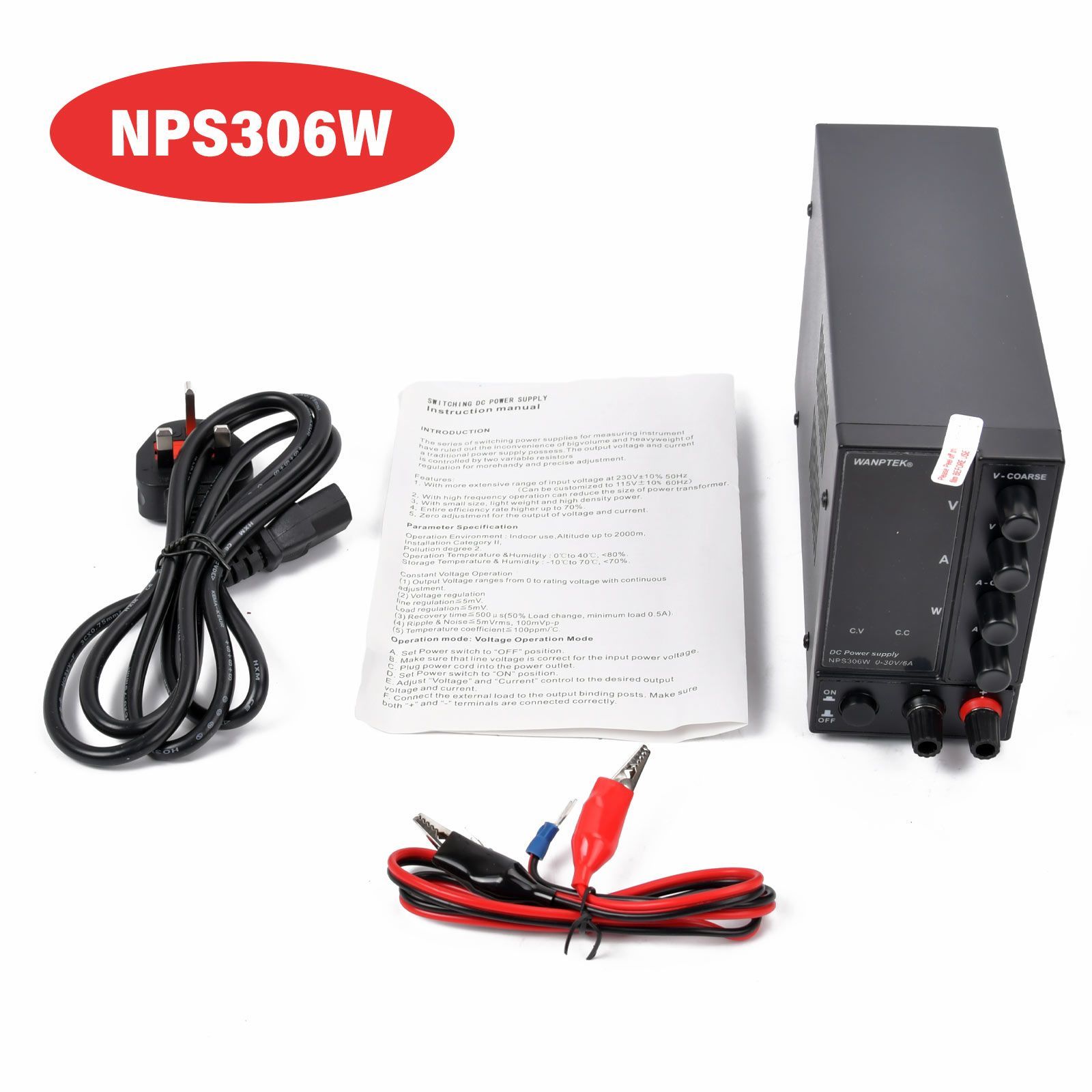 Adjustable DC Bench Power Supply 30V Switching Mode LED Precision Lab Variable