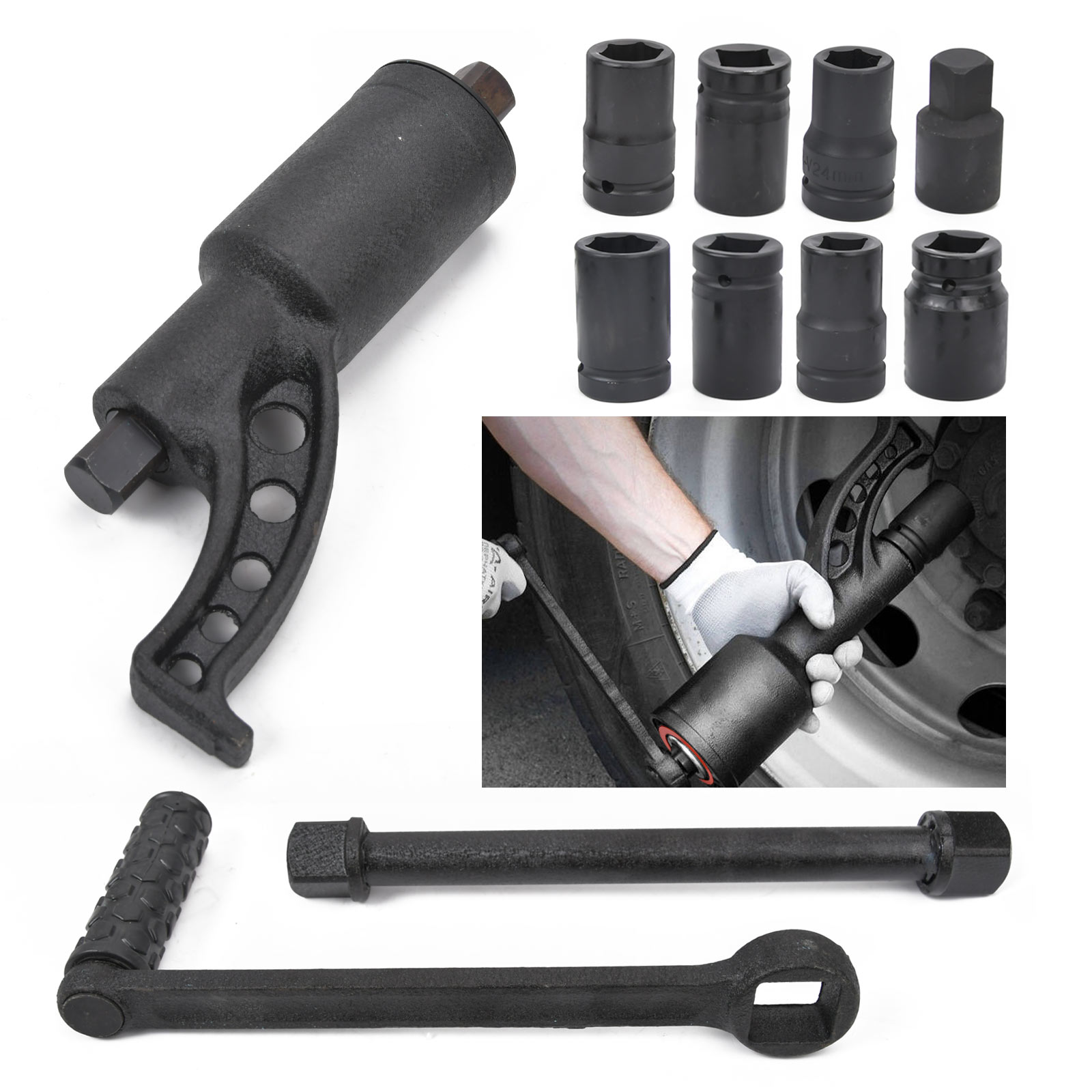 TOOLZONE 1:68 Torque Multiplier Wrench – 4800Nm Max – 1" Drive – HGV Wheel Nut Remover