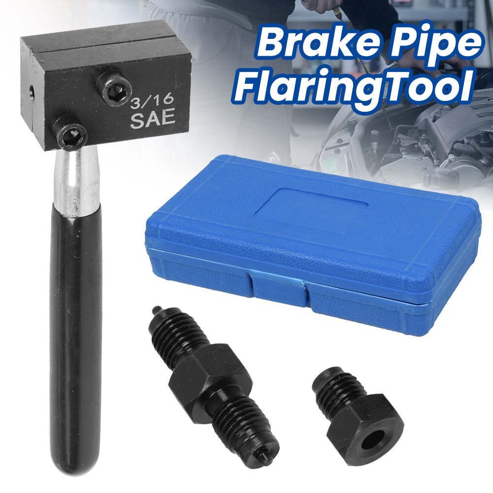Trintion Brake Pipe Flaring Tool Kit 3/16 Brake Line Repair Kit 25FT