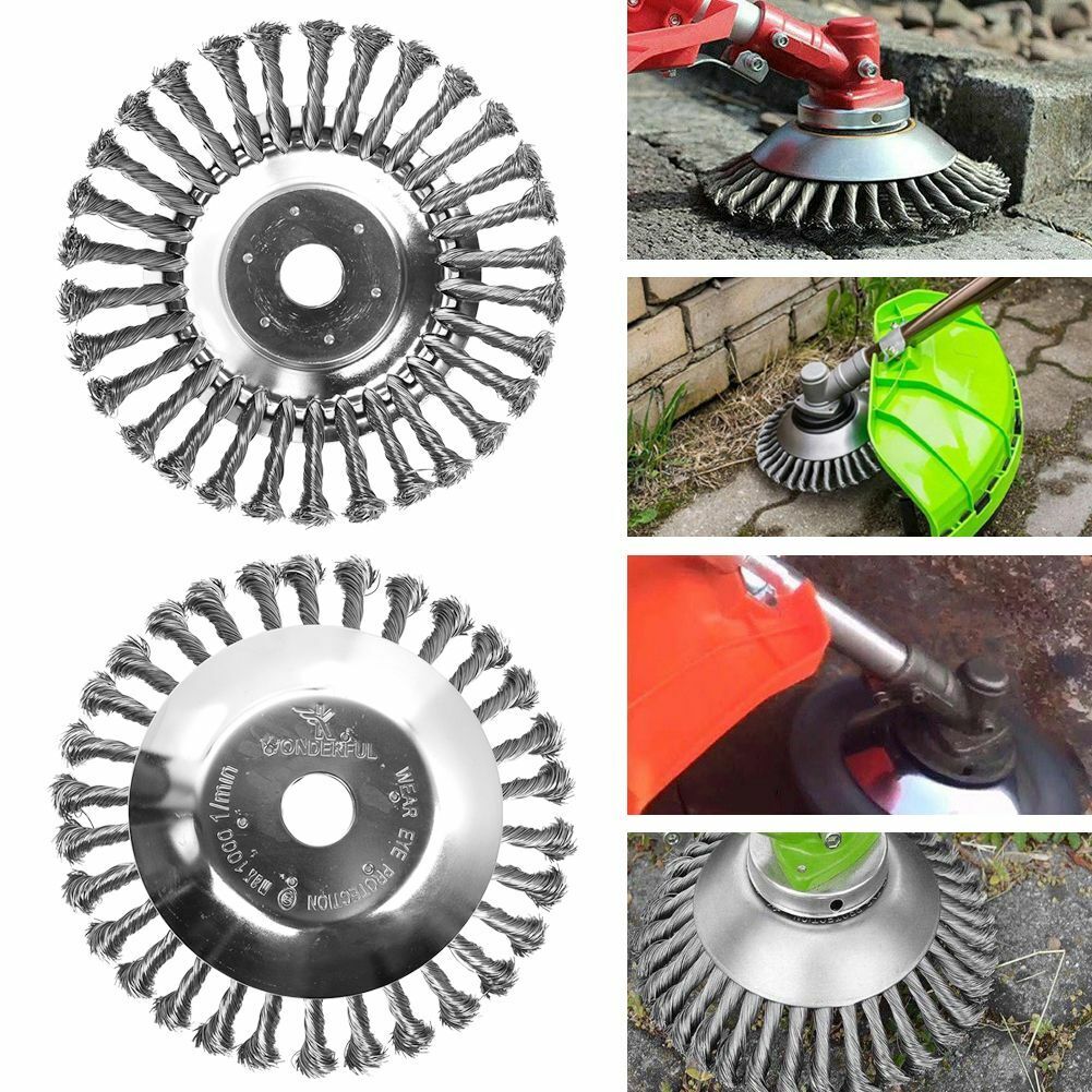 Unkrautbürste Hochwertiger Für Stihl 150/200 Mm Silber Motorsense Freischneider