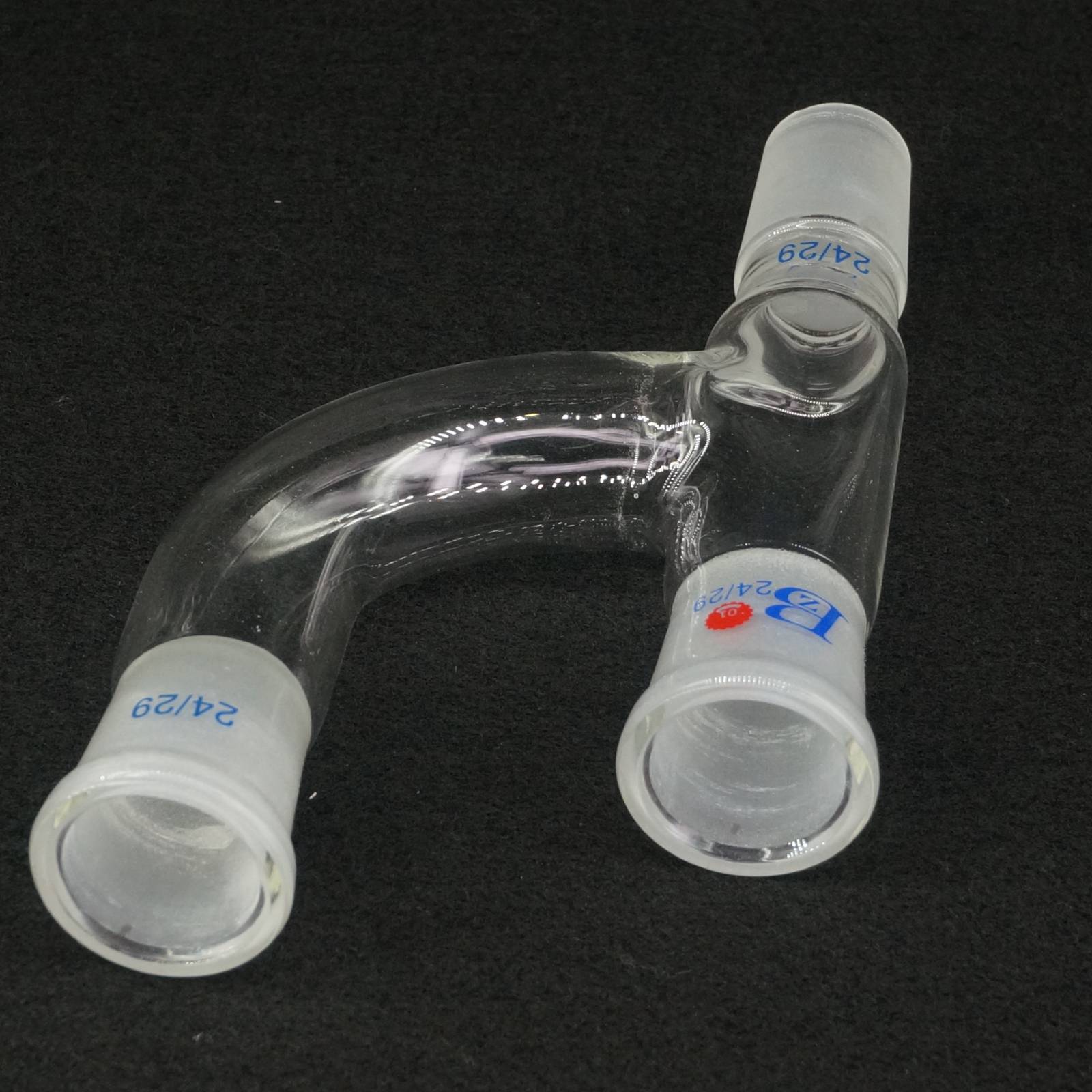 14/23 19/26 24/29 29/32 Joint 3-Way Distillation Head Adapter Lab Glass Tube - Picture 14 of 23