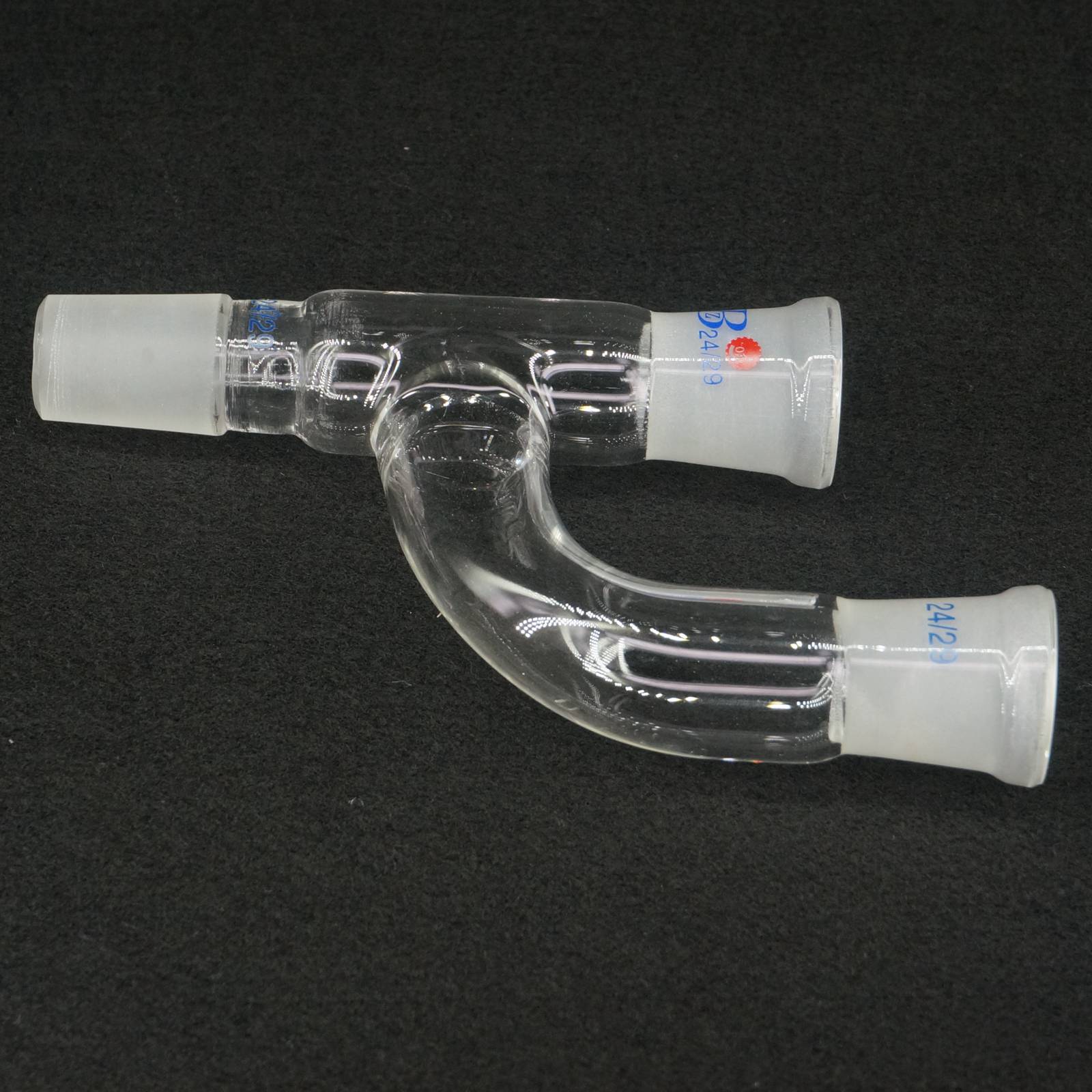 14/23 19/26 24/29 29/32 Joint 3-Way Distillation Head Adapter Lab Glass Tube - Picture 13 of 23