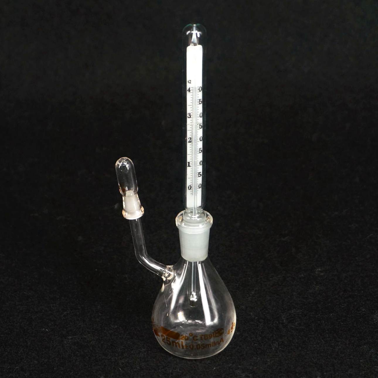 5/10/25/50/100ml With Thermostatic Pycnometer Glass Gravity Bottle Class A Lab - Picture 11 of 16