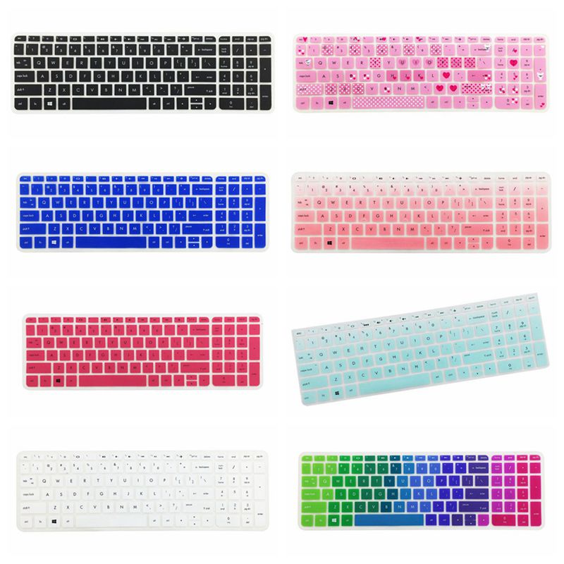 High invisible Keyboard Protector Skin Cover For HP 15.6 inch BF Clear Pink