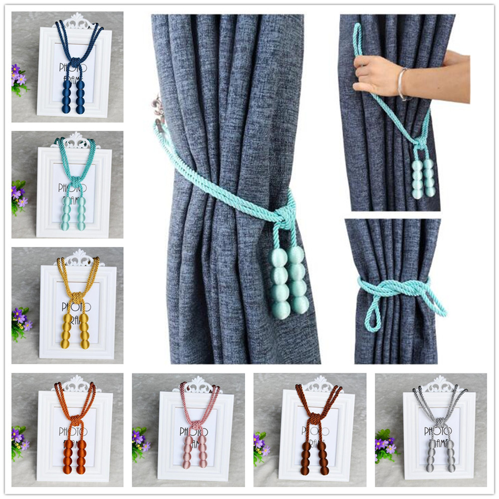 Window Treatments Hardware Garden Curtains 2pcs Binding Rope