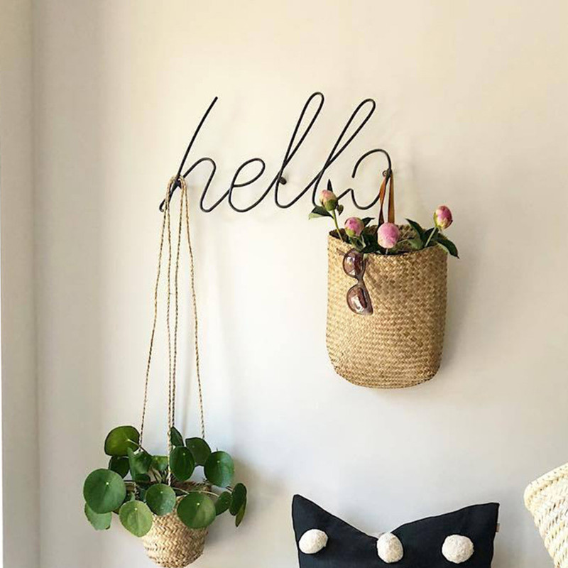 1pc Wire Letters Home Decor Interior Wall Sign Gift Love Happy Wall Decorative Ebay