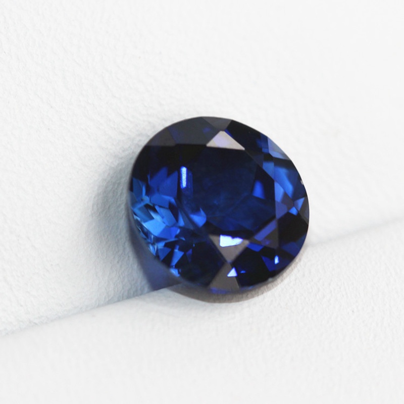 Loose Gemstones 7.39ct Blue Tanzanite Unheated 12mm Top Round Shape AAAA