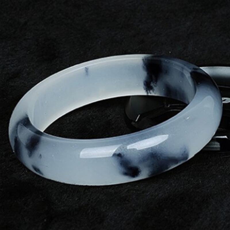 62mm Chinese Natural Beautiful Afghanistan Jade Bangle Hand-Carved Jad.1pc