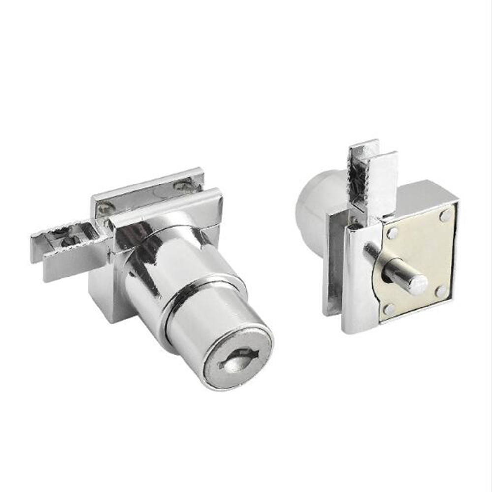 Window Lock Glass Cabinet Door Locker Safe Cylinder Locks Tool
