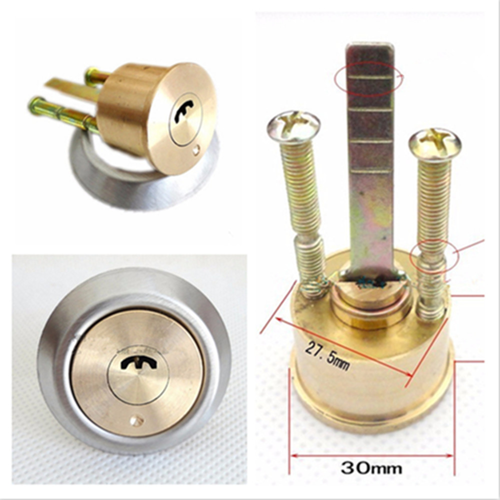 Home Security Door Cinnamon Replacement Crescent Shape Lock Cylinder ...